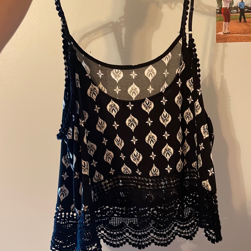 Black and white top
